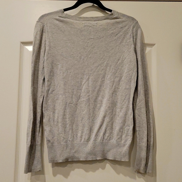 CUTE button up womens m work sweater/top - Picture 3 of 3